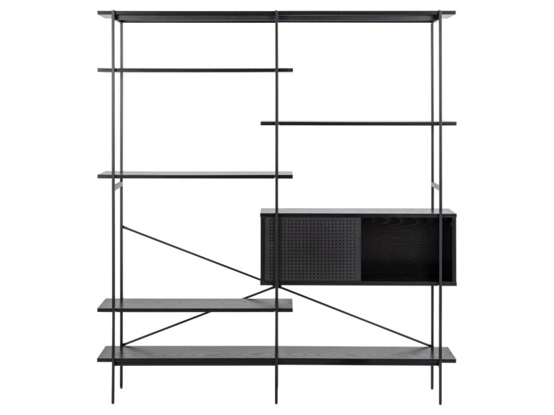 Regał Angus I czarny - ACTONA